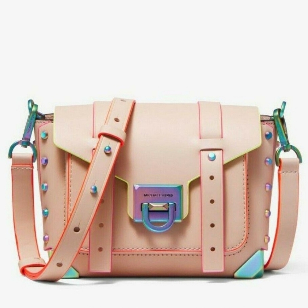 Michael Kors Manhattan Small Leather Crossbody Bag